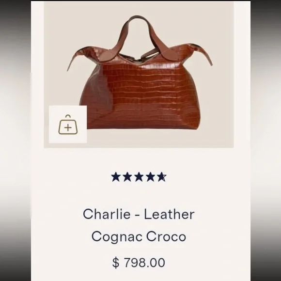 NWT‼️Parker Thatch Cognac Croc Charlie RARE Limited Edition